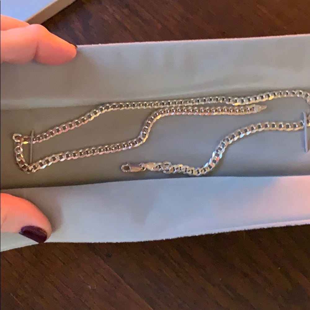 Men’s sterling silver chain